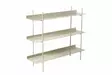 Förvaringsskåp Hanah Home Shb015B Taupe Metall 120x34x106 cm - Vägghyllor - 8684283715190 - 1