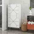 Förvaringsskåp Hanah Home Dune Vit Spånskiva 62,6x136x35,6 cm - Skåp och byråer - 8683743797950 - 2