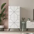 Förvaringsskåp Hanah Home Dune Vit Spånskiva 62,6x136x35,6 cm - Skåp och byråer - 8683743797950 - 13
