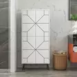 Förvaringsskåp Hanah Home Dune Vit Spånskiva 62,6x136x35,6 cm - Skåp och byråer - 8683743797950 - 10