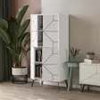 Förvaringsskåp Hanah Home Dune Vit Spånskiva 62,6x136x35,6 cm - Skåp och byråer - 8683743797950 - 9