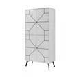 Förvaringsskåp Hanah Home Dune Vit Spånskiva 62,6x136x35,6 cm - Skåp och byråer - 8683743797950 - 1