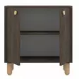 Förvaringsskåp Hanah Home Lina Valnöt Spånskiva 72x73x36 cm - Skåp och byråer - 8684283800780 - 4
