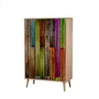 Förvaringsskåp Hanah Home Multibox Sonoma Ek Spånskiva 80x127x36 cm - Skåp och byråer - 8681875340860 - 6
