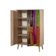 Förvaringsskåp Hanah Home Multibox Sonoma Ek Spånskiva 80x127x36 cm - Skåp och byråer - 8681875340860 - 7