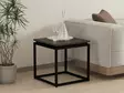 Soffbord Hanah Home Leylak Svart Spånskiva Metall 45x45,5x45 cm - Soffbord - 8682870763760 - 2