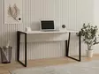 Skrivbord Hanah Home Lara Vit Spånskiva Metall 140x74x70 cm - Skrivbord - 8682870763920 - 2