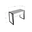 Skrivbord Hanah Home Lara Vit Spånskiva Metall 140x74x70 cm - Skrivbord - 8682870763920 - 6