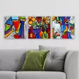 Canvastavla Wallity Flerfärgad Canvas 30x90 cm 3 Delar - Tavlor och ramar - 8681875791730 - 2