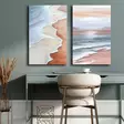 Canvastavla Wallity Flerfärgad Canvas 95x70 cm 2 Delar - Tavlor och ramar - 8684282625520 - 2