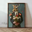 Inramad MDF-tavla Wallity Flerfärgad MDF 35x47 cm - Tavlor och ramar - 8684282847410 - 2
