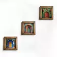 Inramad MDF-tavla Wallity Flerfärgad MDF 16x16x2 cm 3 Delar - Tavlor och ramar - 8684283650200 - 1