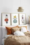 Inramad Tavla Wallity Flerfärgad MDF 33x48 cm 3 Delar - Tavlor och ramar - 8684283137350 - 2