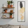 Väggdekor Metall Wallity Flerfärgad Metall 32x5x90 cm - Dekorationer, prydnadsföremål - 8683342215640 - 4
