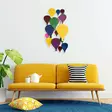 Väggdekor Metall Wallity Kapadokya Flerfärgad Metall 53x100x7 cm - Dekorationer, prydnadsföremål - 8683342852890 - 4