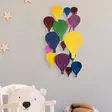 Väggdekor Metall Wallity Kapadokya Flerfärgad Metall 53x100x7 cm - Dekorationer, prydnadsföremål - 8683342852890 - 2
