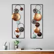 Väggdekor Metall Wallity Flerfärgad Metall 32x92 cm 2 Delar - Dekorationer, prydnadsföremål - 8683743851430 - 4