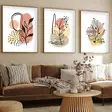 Inramad MDF-tavla Wallity Flerfärgad MDF 50x70 cm 3 Delar - Tavlor och ramar - 8684282633730 - 2