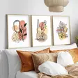 Inramad MDF-tavla Wallity Flerfärgad MDF 50x70 cm 3 Delar - Tavlor och ramar - 8684282633730 - 4