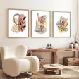 Inramad MDF-tavla Wallity Flerfärgad MDF 50x70 cm 3 Delar - Tavlor och ramar - 8684282633730 - 5