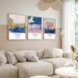 Inramad MDF-tavla Wallity Flerfärgad MDF 50x70 cm 3 Delar - Tavlor och ramar - 8684282725350 - 3