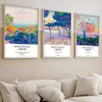 Inramad MDF-tavla Wallity Flerfärgad MDF 50x70 cm 3 Delar - Tavlor och ramar - 8684282725350 - 2