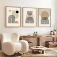 Inramad MDF-tavla Wallity Flerfärgad MDF 50x70 cm 3 Delar - Tavlor och ramar - 8684282976820 - 2