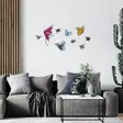 Väggdekor Metall Wallity Marvelous S2 Flerfärgad Metall/Trä 142x65,5 cm - Dekorationer, prydnadsföremål - 8684282053880 - 2
