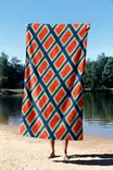 Strandhandduk Mijölnir Flerfärgad Mikrofilament 70% Polyester 30% Polyamid 90x150 cm - Handdukar - 8684282666370 - 3