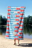 Strandhandduk Mijölnir Flerfärgad Mikrofilament 70 Polyester 30 Polyamid 90x150 cm - Handdukar - 8684282666400 - 4