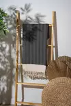 Fouta Mijölnir Svart 90% Bomull 10% Polyester 90x180 cm - Handdukar - 8684283207770 - 3