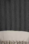 Fouta Mijölnir Svart 90% Bomull 10% Polyester 90x180 cm - Handdukar - 8684283207770 - 4