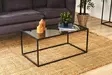 Soffbord Hanah Home Lizbon Svart Glas 90x40x50 cm - Soffbord - 8684282055990 - 2