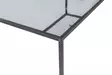 Soffbord Hanah Home Lizbon Svart Glas 90x40x50 cm - Soffbord - 8684282055990 - 8