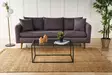 Soffbord Hanah Home Lizbon Svart Glas 90x40x50 cm - Soffbord - 8684282055990 - 3