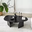 Soffbord Hanah Home Rock Svart Spånskiva 100x35x60 cm - Soffbord - 8684283515240 - 6