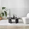 Soffbord Hanah Home Rock Svart Spånskiva 100x35x60 cm - Soffbord - 8684283515240 - 3