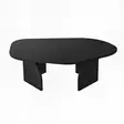 Soffbord Hanah Home Rock Svart Spånskiva 100x35x60 cm - Soffbord - 8684283515240 - 1