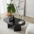 Soffbord Hanah Home Rock Svart Spånskiva 100x35x60 cm - Soffbord - 8684283515240 - 5