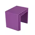 Nestingbord Hanah Home Shp103Uu1 Lila Spånskiva 55x47x40 cm - Bord - 8684282333760 - 3