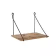Skrivbord Hanah Home Tuna Valnöt Svart Spånskiva Metall 70x50x50 cm - Skrivbord - 8681875948820 - 6