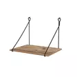 Skrivbord Hanah Home Tuna Valnöt Svart Spånskiva Metall 70x50x50 cm - Skrivbord - 8681875948820 - 1