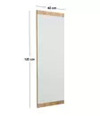 Spegel Hanah Home Azus Natur Mdf 40x120x2,2 cm - Speglar - 8683743823130 - 6