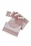 Handduksset (5 st), vinröd, 38 x 65 cm, mjuk, absorberande, maskintvättbar - Handdukar - 8683342739740 - 1
