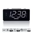 PLL FM Alarm Clock Radio stor och tydlig 1,8" LED-display Vit - Radioapparater - 8711902035060 - 1