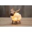 Puinen poro LED-valoilla Finnlumor - Suloinen pehmeä porokoriste 20 LED-valolla ja ajastimella - LED-ljus och lyktor - 6410416575520 - 1