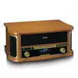 Retro skivspelare i trä med Bluetooth®, DAB+/FM-radio, USB-kodning, CD-spelare, kassettspelare och inbyggda högtalare - Skivspelare och nålar - 8711902082910 - 11