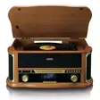 Retro skivspelare i trä med Bluetooth®, DAB+/FM-radio, USB-kodning, CD-spelare, kassettspelare och inbyggda högtalare - Skivspelare och nålar - 8711902082910 - 13