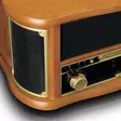 Retro skivspelare i trä med Bluetooth®, DAB+/FM-radio, USB-kodning, CD-spelare, kassettspelare och inbyggda högtalare - Skivspelare och nålar - 8711902082910 - 45