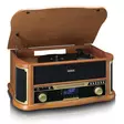 Retro skivspelare i trä med Bluetooth®, DAB+/FM-radio, USB-kodning, CD-spelare, kassettspelare och inbyggda högtalare - Skivspelare och nålar - 8711902082910 - 14